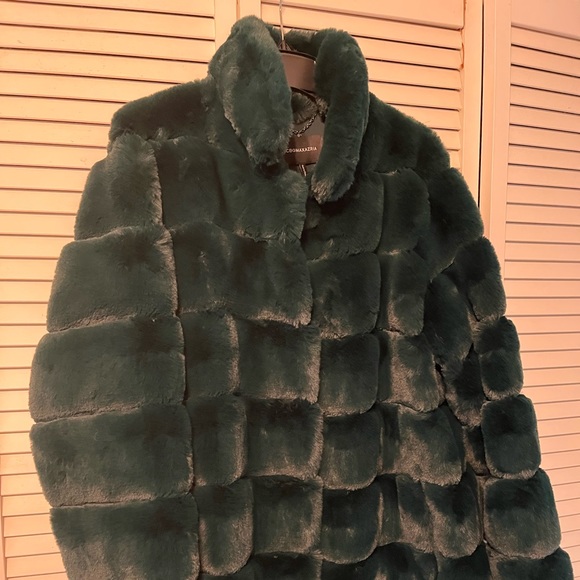 Ladies XL BCBGMAXAZRIA Emerald Faux Stroller - Picture 4 of 6